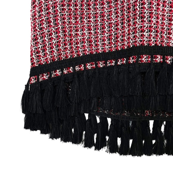 NWT Zara Tweed Knit Tassel Sleeveless Top - Picture 5 of 8